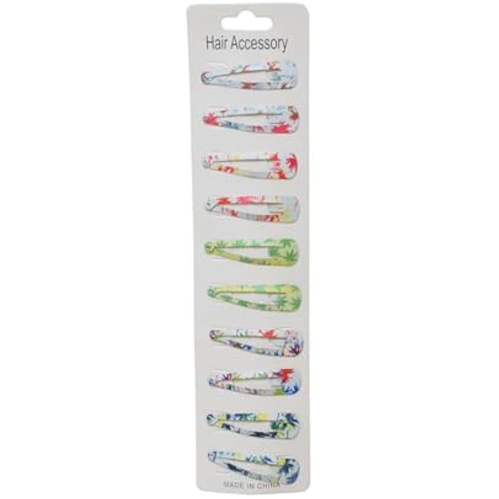 Dahpne 12-Piece Flower Hair Clip Set For Girls - Multicolor - Image 1